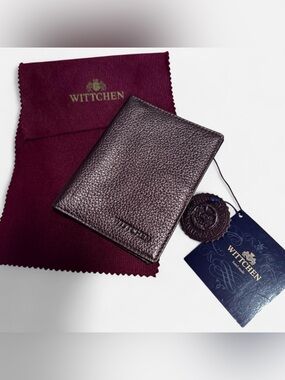 Wittchen Polish European Luxury Brown Leather Passport Holder — NEW Travel